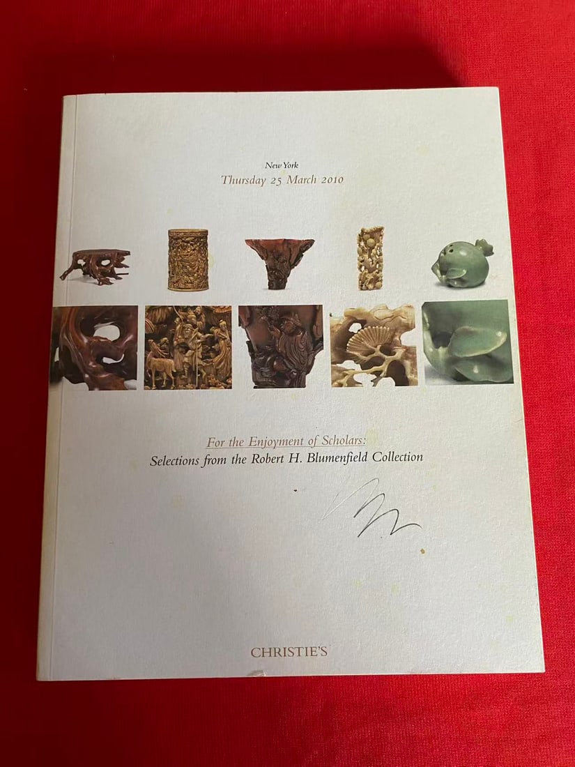 NY Christie's 2010 For the Enjoyment of Scholars: Selections from the Robert H. Blumenfield Collecti: NY Christie's 2010 For the Enjoyment of Scholars: Selections from the Robert H. Blumenfield Collection, good condition!
