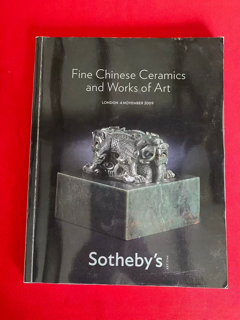 LD Sotheby's 2009 FINE CHINESE CERAMICS AND WORKS OF ART: LD Sotheby's 2009 FINE CHINESE CERAMICS AND WORKS OF ART , good condition!