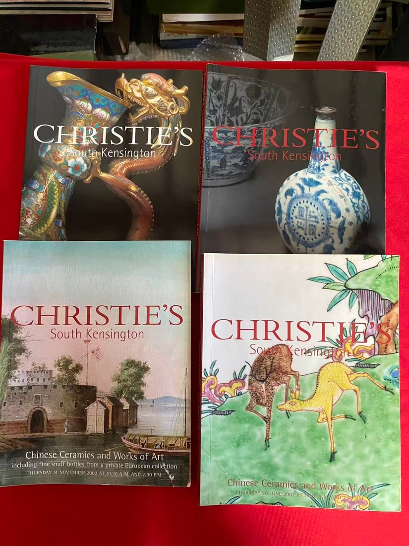 4 Volumes Christie's Asian Art Catalog: 4 Volumes Christie's Asian Art Catalog , good condition!