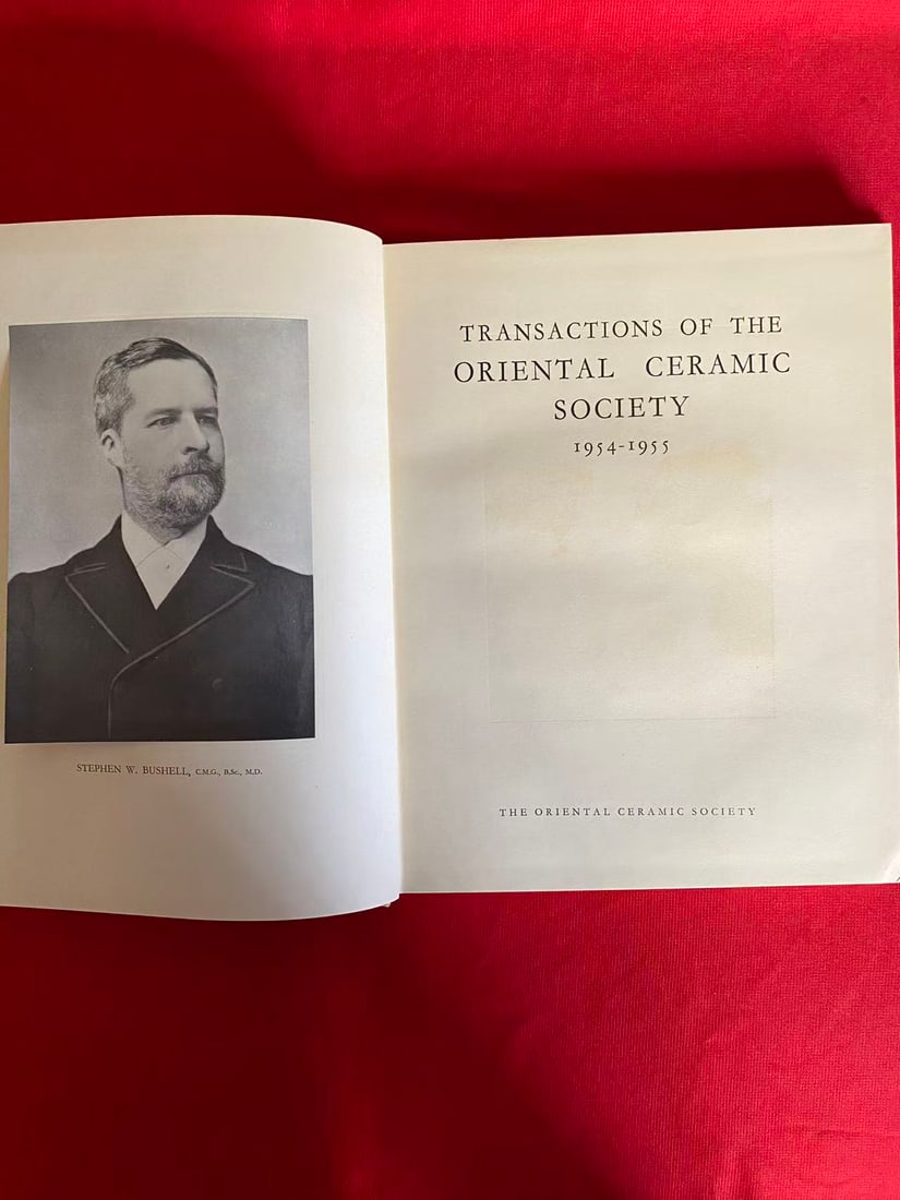 TRANSACTIONS OF THE ORIENTAL CERAMIC SOCIETY 1954-1955: TRANSACTIONS OF THE ORIENTAL CERAMIC SOCIETY 1954-1955 , hard cover and good condition!