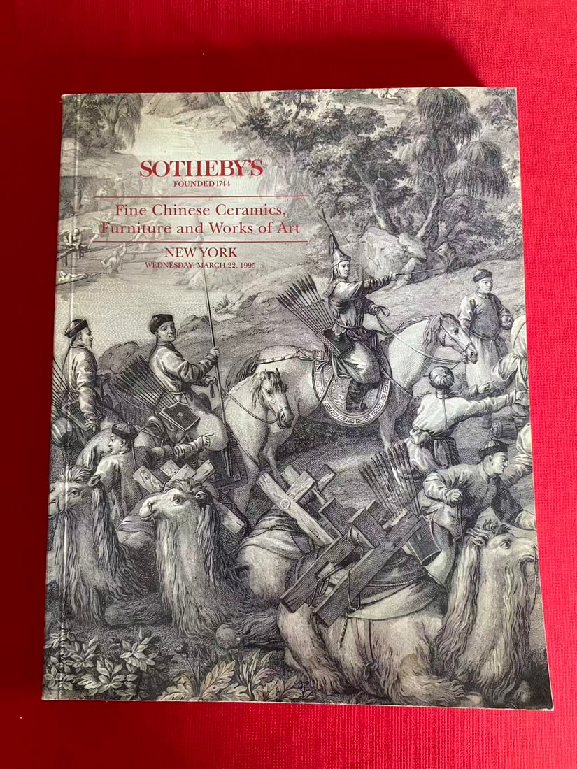 NY Sotheby's 1995 Fine Chinese Ceramics,Furniture and Works of Art: NY Sotheby's 1995 Fine Chinese Ceramics,Furniture and Works of Art, good condition!