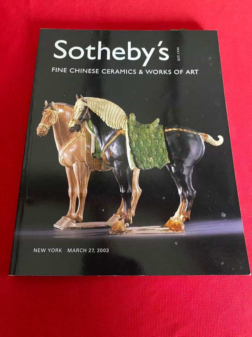 NY Sotheby's 2003 FINE CHINESE CERAMICS & WORKS OF ART (1 of 3)