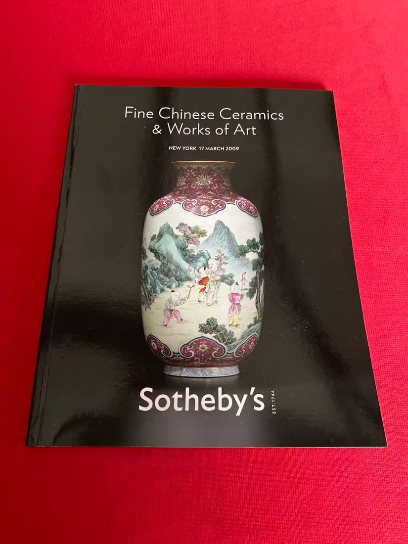 NY Sotheby's 2009 Fine Chinese Ceramics & Works of Art: NY Sotheby's 2009 Fine Chinese Ceramics & Works of Art, good condition!