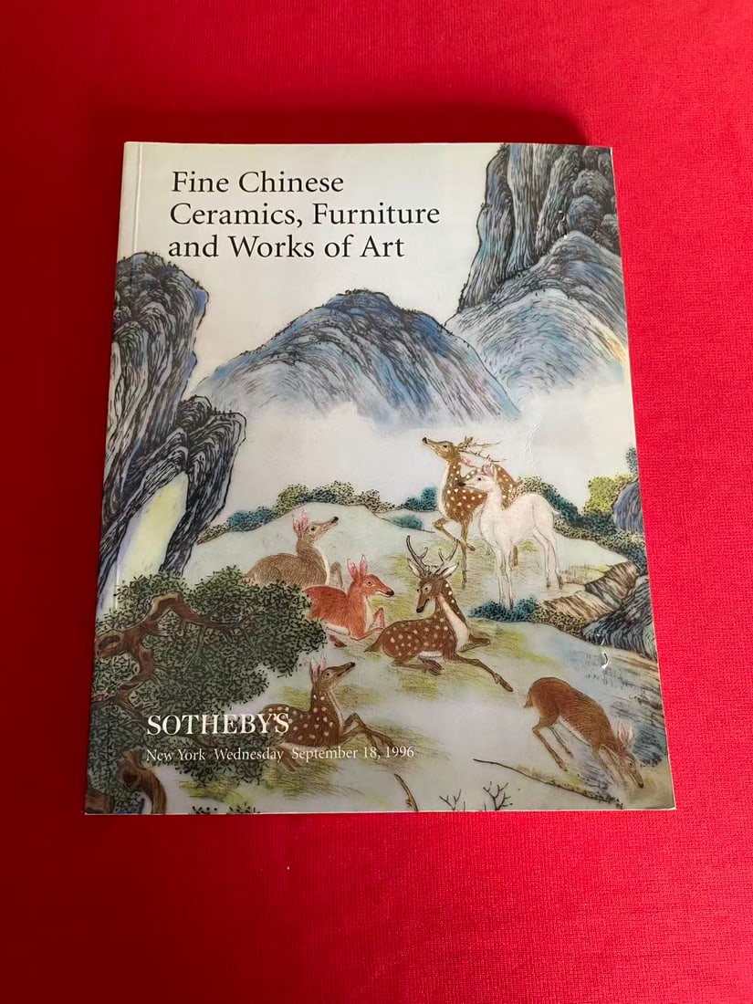 NY Sotheby's 1996 Fine Chinese Ceramics , Furniture & Works of Art: NY Sotheby's 1996 Fine Chinese Ceramics , Furniture & Works of Art, good condition!