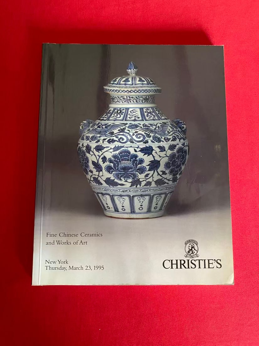 NY Christie's 1995 Fine Chinese Ceramics and Works of Art: NY Christie's 1995 Fine Chinese Ceramics and Works of Art, good condition!