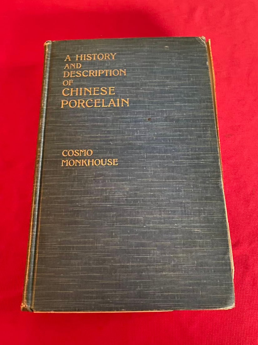 A HISTORY AND DESCRIPTION OF CHINESE PORCELAIN: A HISTORY AND DESCRIPTION OF CHINESE PORCELAIN, The pages are nearly completely detached from the binding , acceptable condition!