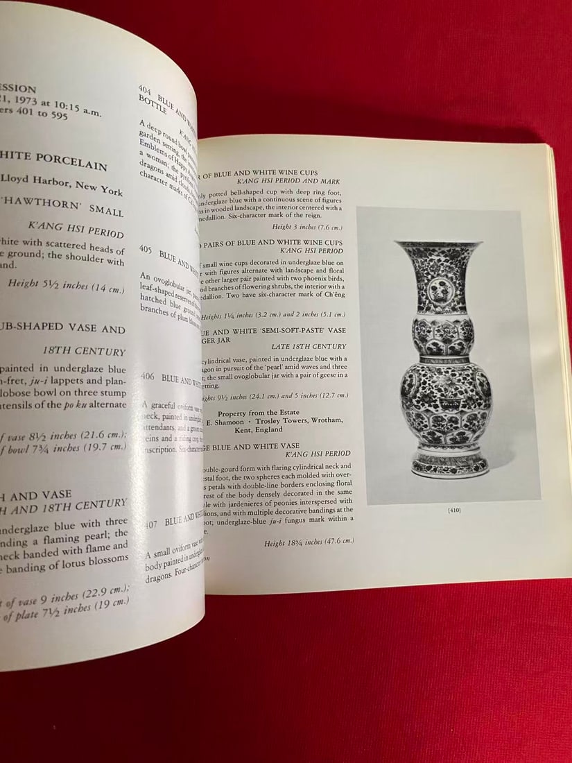 NY Sotheby's 1973 Chinese Ceramics, Works of Art and Jades - 2