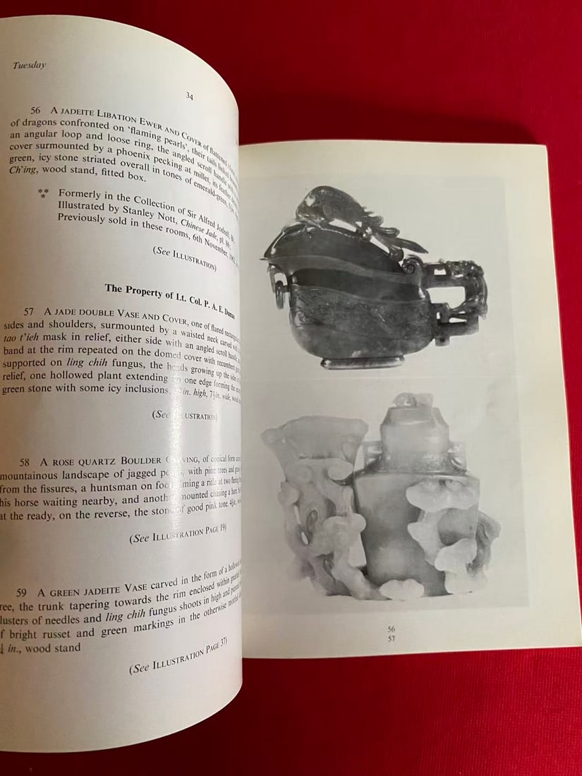 LD Sotheby's 1974 CHINESE HARDSTONE CARVINGS AND EXPORT PORCELAIN - 3