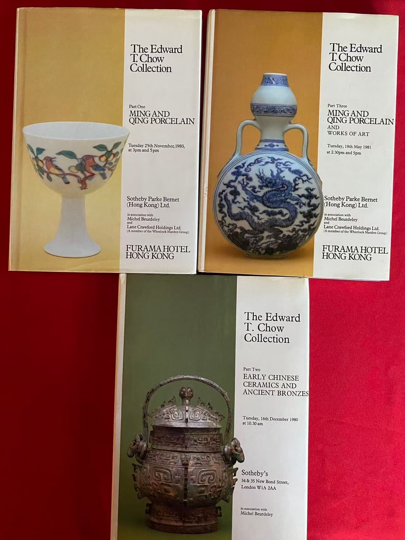A Compelete Set 3 Volumes The Edward T.Chow Collection of Chinese Art: A Compelete Set 3 Volumes The Edward T.Chow Collection of Chinese Art , highly important, hard cover and good condition!