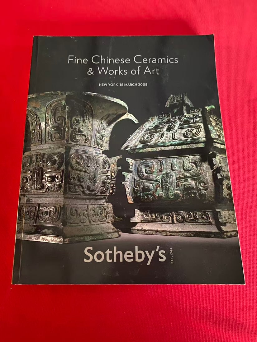 NY Sotheby's 2008 Fine Chinese Ceramics & Works of Art: NY Sotheby's 2008 Fine Chinese Ceramics & Works of Art , good condition!