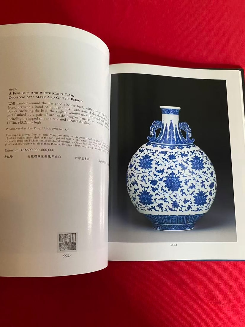 HK Christie's 1995 Important Blue and White Porcelain and Hardstone Carvings from a Private Co - 3