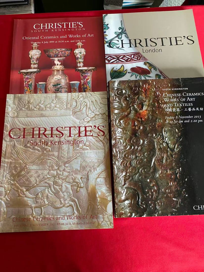4 Volumes Christie's Asian Art Catalog: 4 Volumes Christie's Asian Art Catalog , good condition!