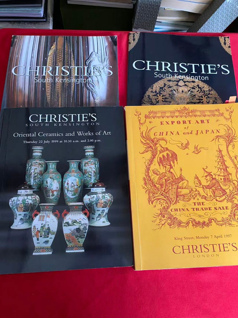 4 Volumes Christie's Asian Art Catalog: 4 Volumes Christie's Asian Art Catalog , good condition!