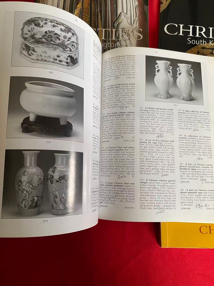 4 Volumes Christie's Asian Art Catalog - 2