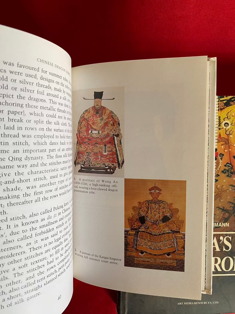 2 Books about China's Dragon Robes - 2