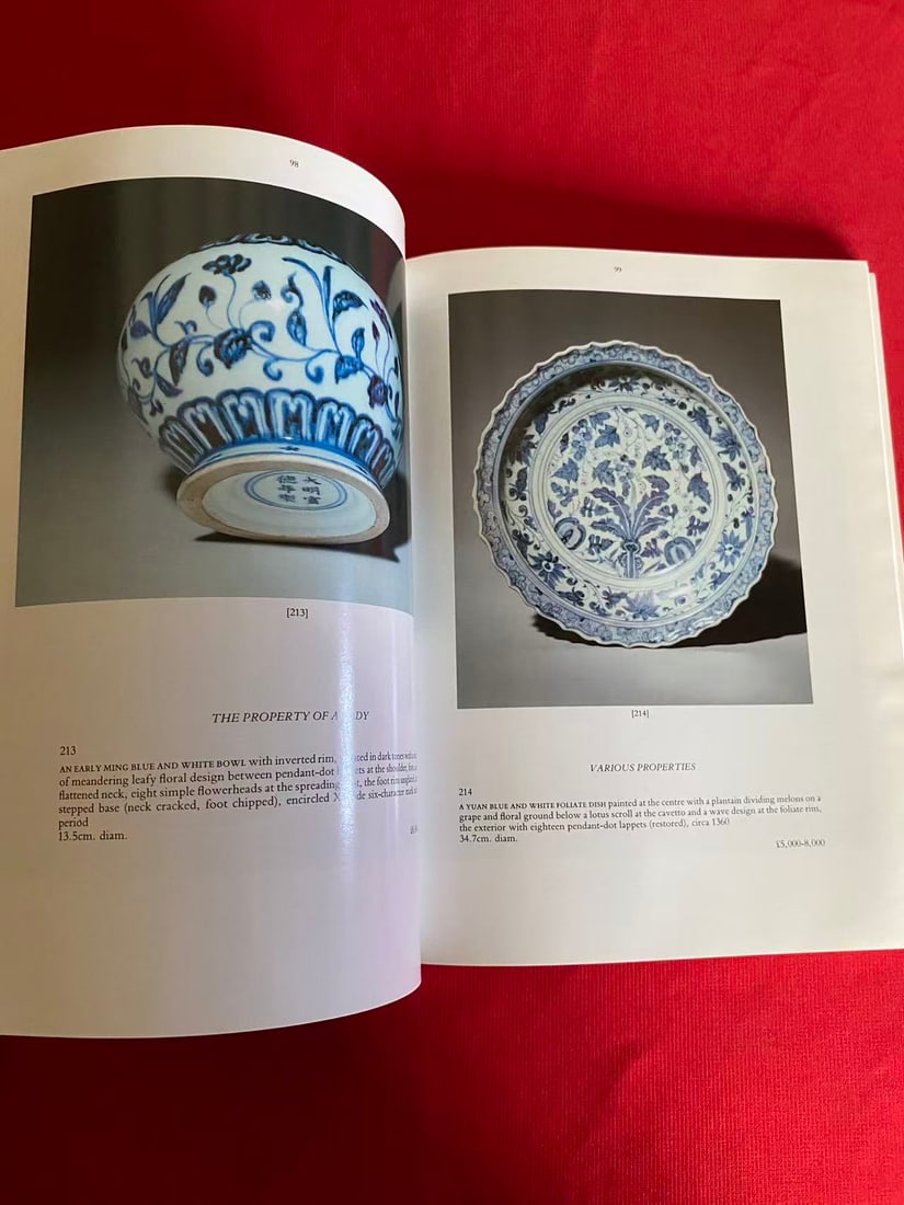 LD Christie's 1987 FINE CHINESE CERAMICS, JADES AND WORKS OF ART - 3