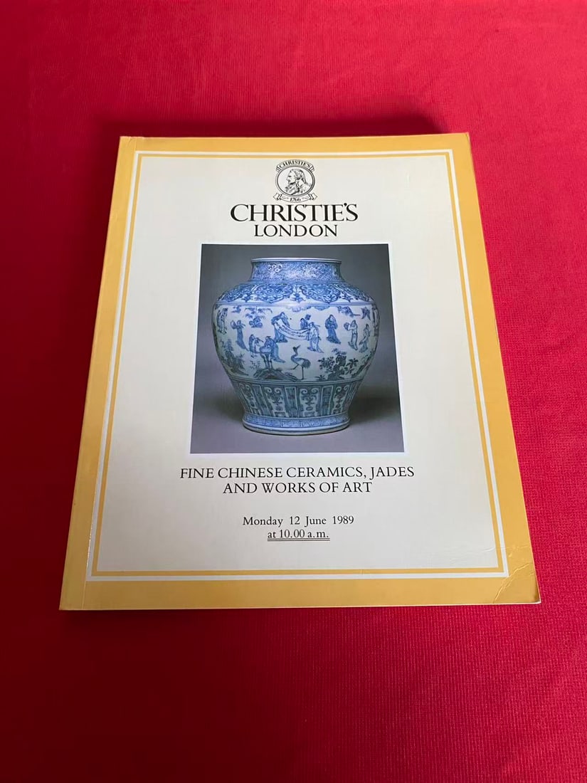 LD Christie's 1989 FINE CHINESE CERAMICS, JADES AND WORKS OF ART: LD Christie's 1989 FINE CHINESE CERAMICS, JADES AND WORKS OF ART, good condition!
