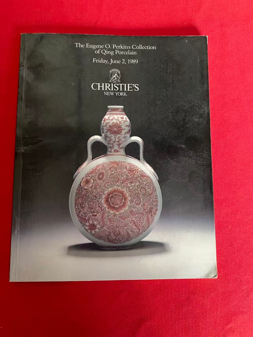 NY Christie's 1989 The Eugene O. Perkins Collectionof Qing Porcelain: NY Christie's 1989 The Eugene O. Perkins Collectionof Qing Porcelain, good condition!