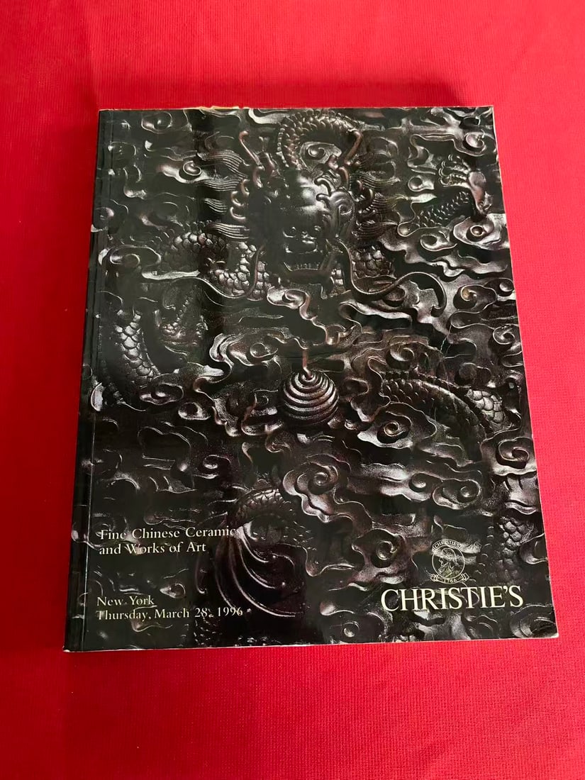 NY Christie's 1996 Fine Chinese Ceramic and Works of Art: NY Christie's 1996 Fine Chinese Ceramic and Works of Art, good condition!