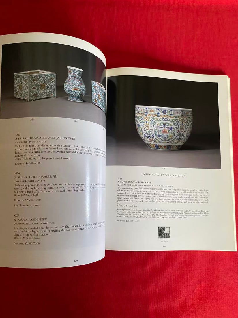NY Christie's 1996 FINE CHINESE CERAMICS AND WORKS OF ART - 2