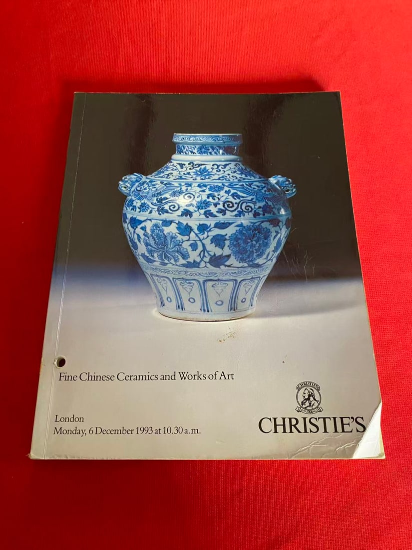LD Christie's 1993 Fine Chinese Ceramics and Works of Art: LD Christie's 1993 Fine Chinese Ceramics and Works of Art , good condition!