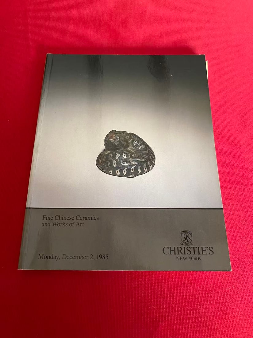 NY Christie's 1985 Fine Chinese Ceramics and Works of Art: NY Christie's 1985 Fine Chinese Ceramics and Works of Art, good condition!