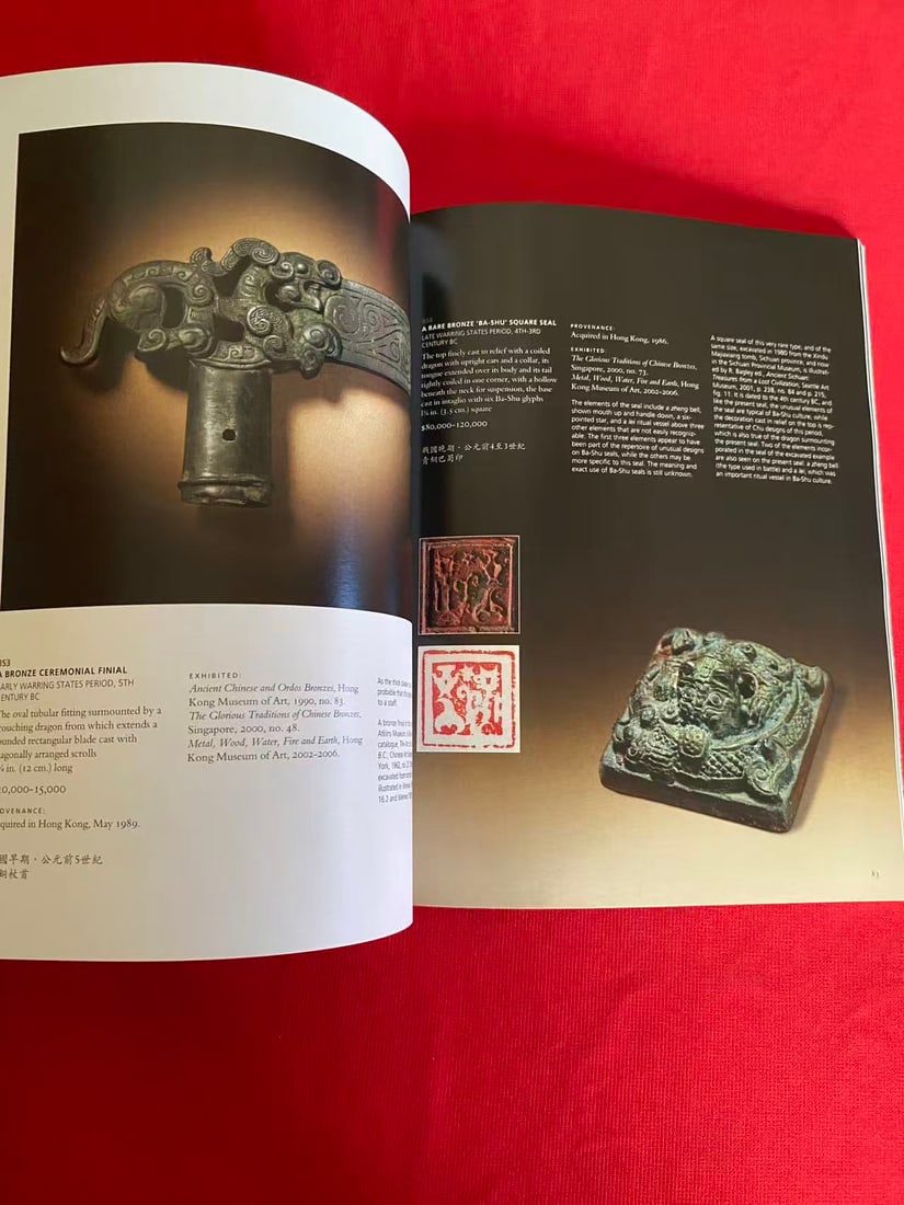 NY Christie's 2010 THE SZE YUAN TANG ARCHAIC BRONZES FROM THE ANTHONY HARDY COLLECTION - 2