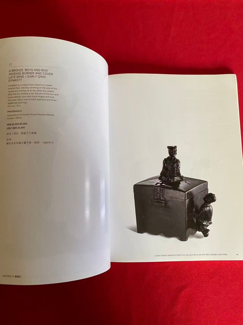 HK Sotheby's 2015 LATER CHINESE BRONZES FROM THE COLLECTION OF GERARD HAWTHORN - 3