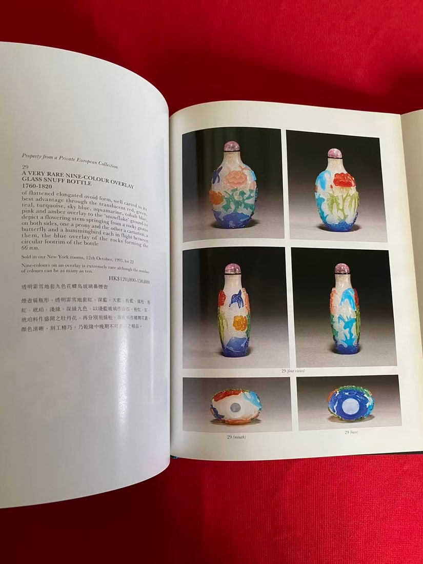 HK Sotheby's 1997 Important Chinese Snuff Bottles a Private European Collection - 3