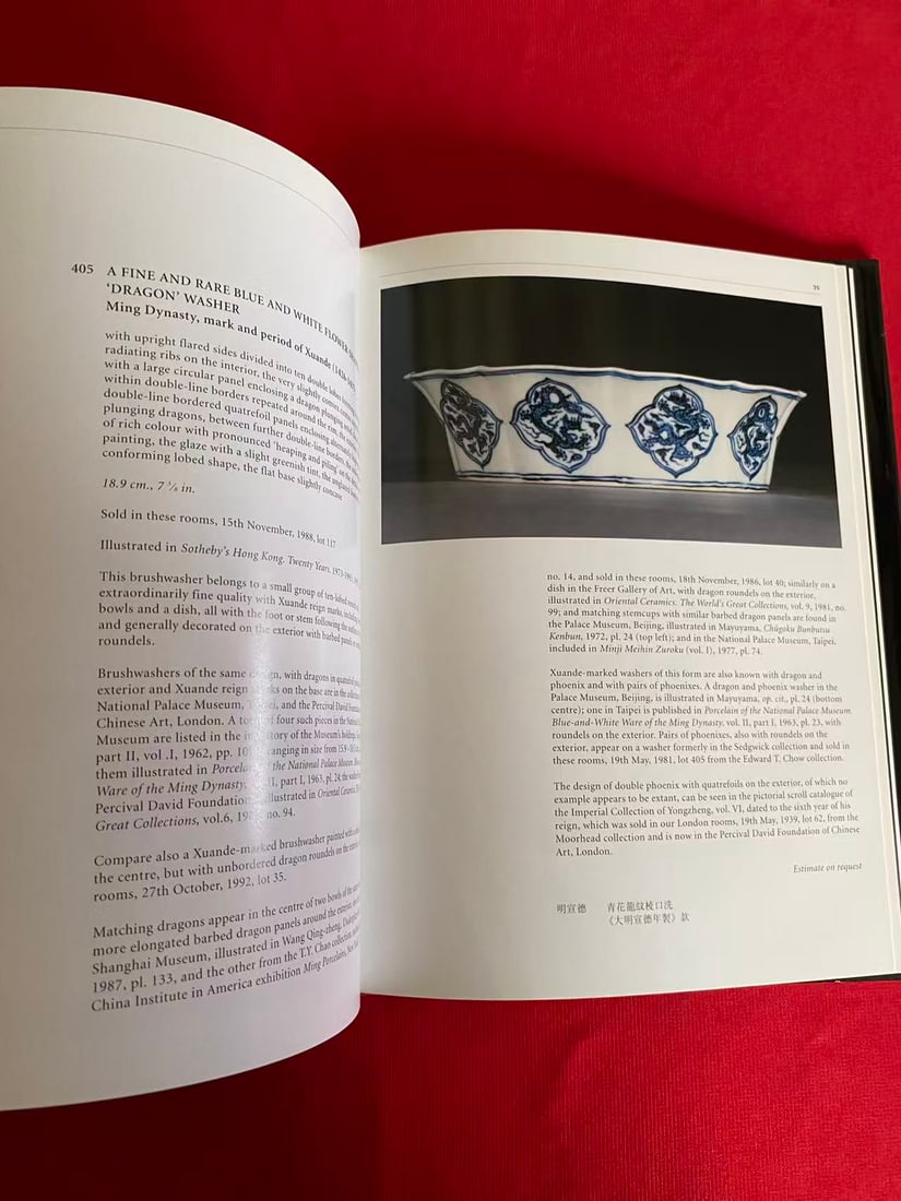 HK Sotheby's 1997 Highly Important Ming nd Qing Imperial Porcelain from a Private Collection - 2