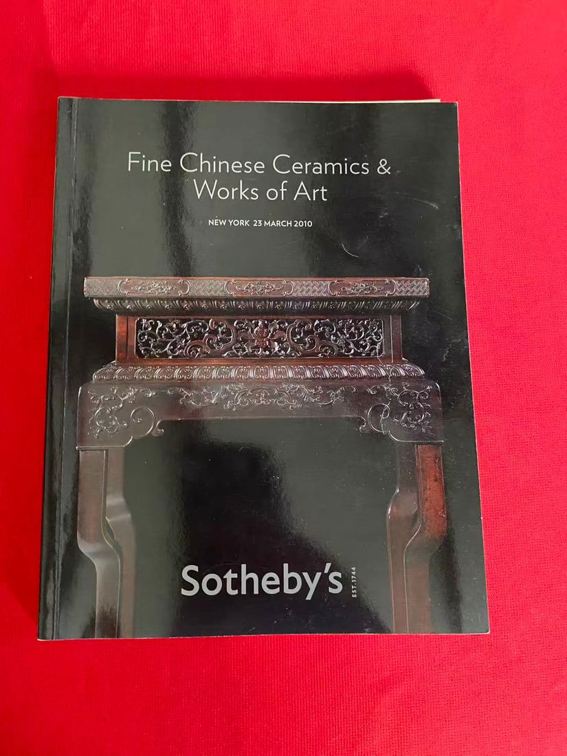 NY Sotheby's 2010 Fine Chinese Ceramics & Works of Art: NY Sotheby's 2010 Fine Chinese Ceramics & Works of Art, good condition!