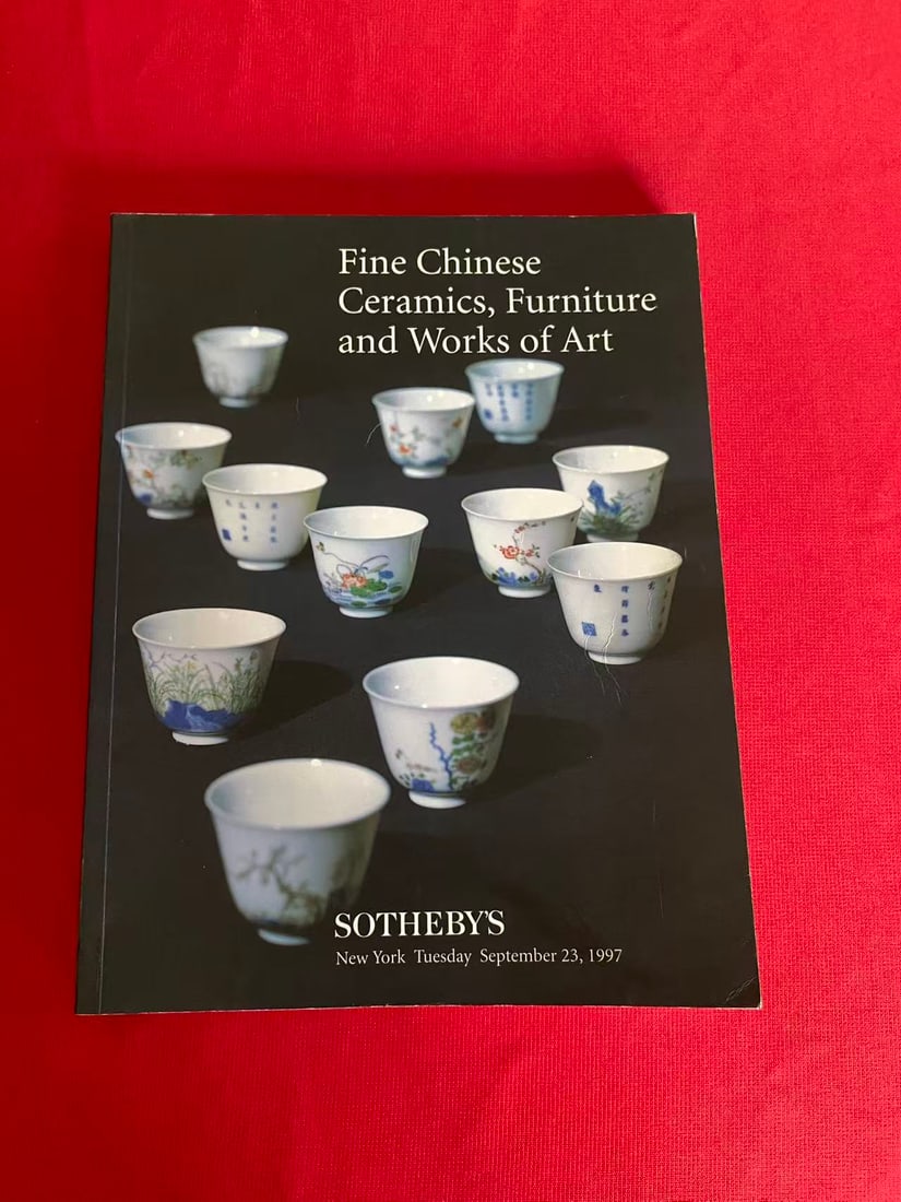 NY Sotheby's 1997 Fine Chinese Ceramics, Furniture and Works of Art: NY Sotheby's 1997 Fine Chinese Ceramics, Furniture and Works of Art, good condition!