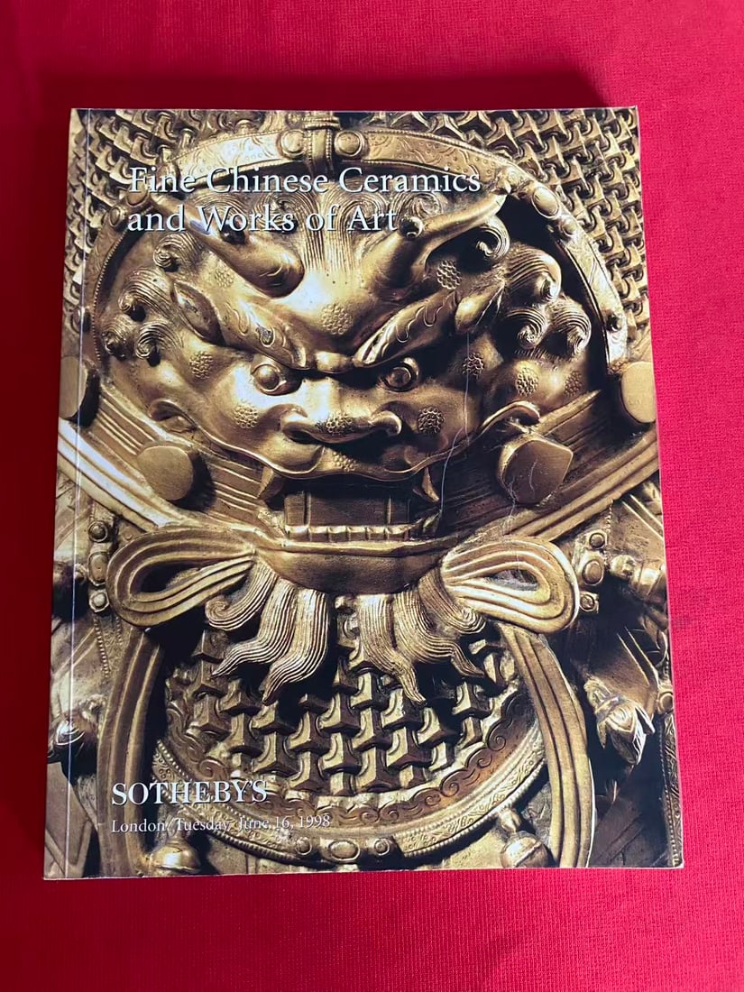 LD Sotheby's 1998 FINE CHINESE CERAMICS & WORKS OF ART: LD Sotheby's 1998 FINE CHINESE CERAMICS & WORKS OF ART, acceptable condition!