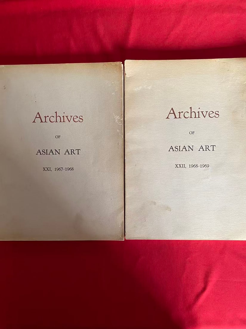 2 Volums Archives OF ASIAN ART: 2 Volums Archives OF ASIAN ART, good condition!