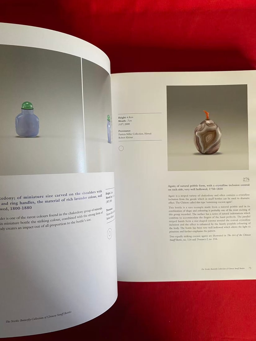 2 Volumes The Nordic Butterfly Collection of Chinese Snuff Bottles by Robert Kieiner - 3