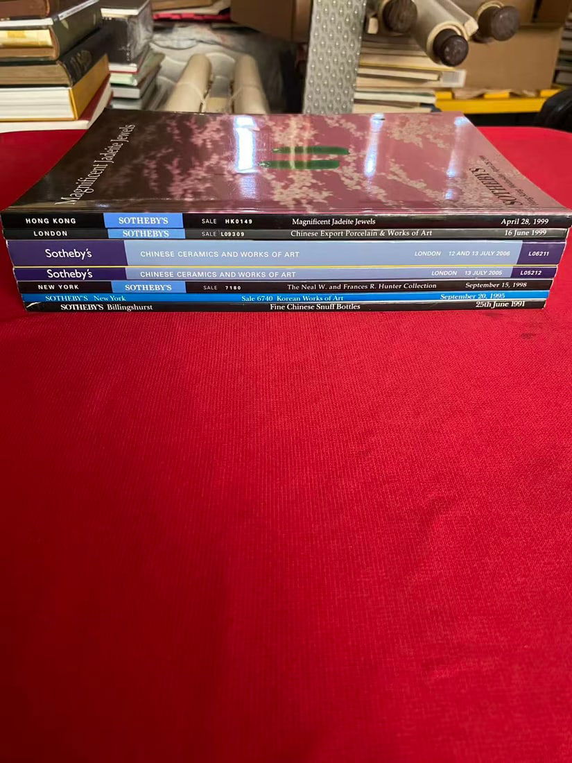 A Group of Sotheby's Asian Art Catalogs: A Group of Sotheby's Asian Art Catalogs , good condition!