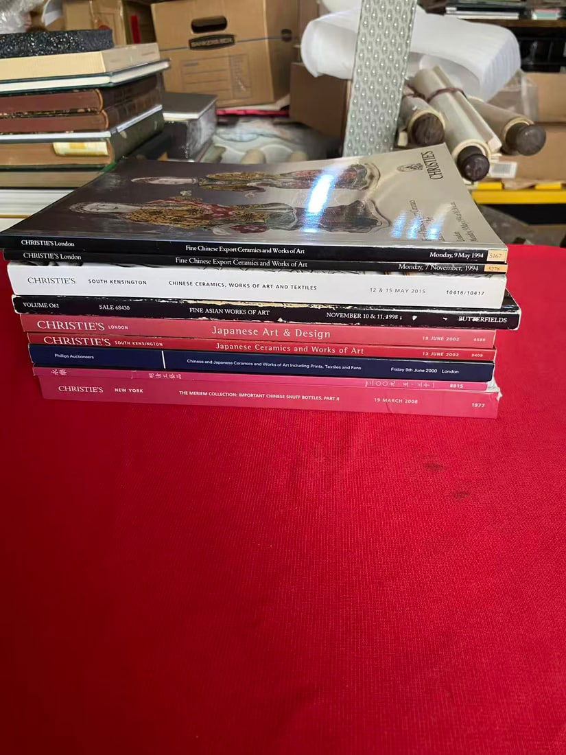 A Group of Asian Art Catalogs ( including Christie's): A Group of Asian Art Catalogs ( including Christie's), good condition!