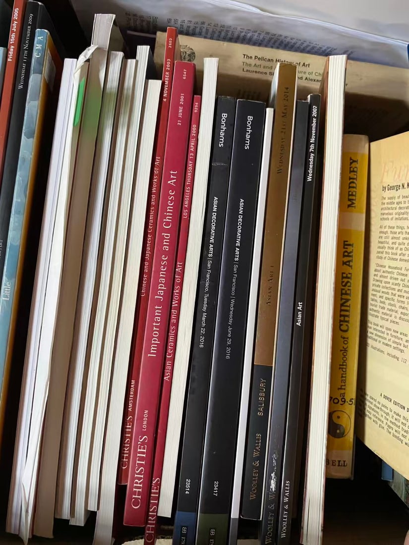 A box of books about Asian art - 3