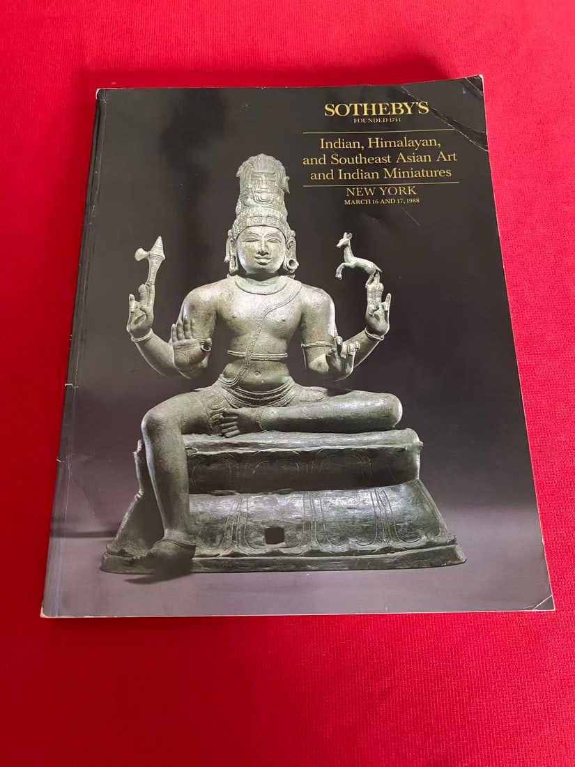 NY Sotheby's 1988 Indian, Himalayan,and Southeast Asian Art and Indian Miniatures: NY Sotheby's 1988 Indian, Himalayan,and Southeast Asian Art and Indian Miniatures, good condition!