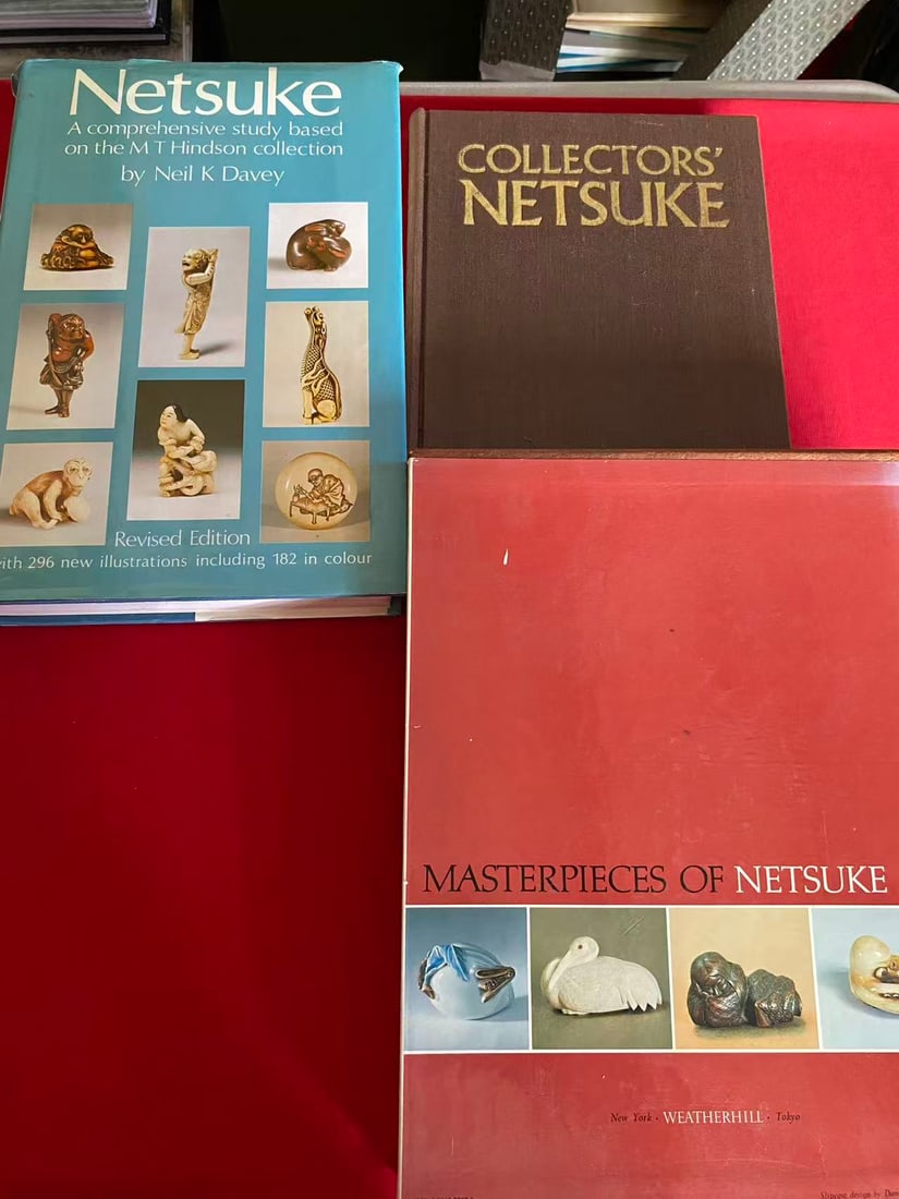 3 Books about Japanese Netsuke: 3 Books about Japanese Netsuke , hard cover and all in good condition!