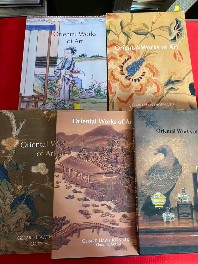 5 Volumes Oriental Works of Art by GERARD HAWTHORN LTD ORIENTAL ART: 5 Volumes Oriental Works of Art by GERARD HAWTHORN LTD ORIENTAL ART, good condition!