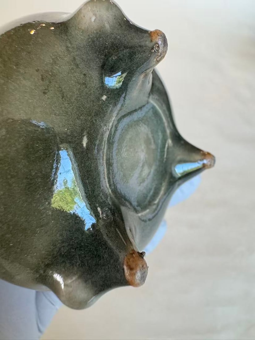 A Celadon Tripod Censer - 5