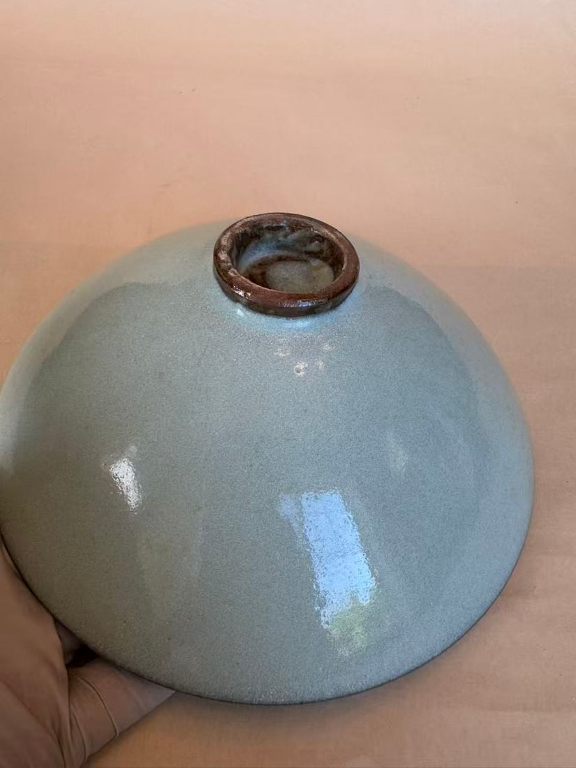 A Jun Ware Red-Splashed Conical Tea Bowl - 2