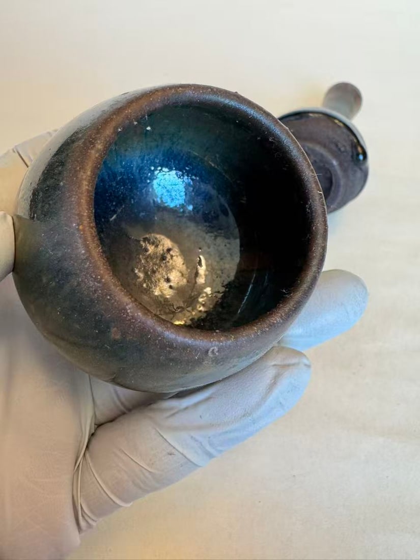 Two Jian Ware Vessels, Including a Small Jar and a Long-Necked Vase - 3