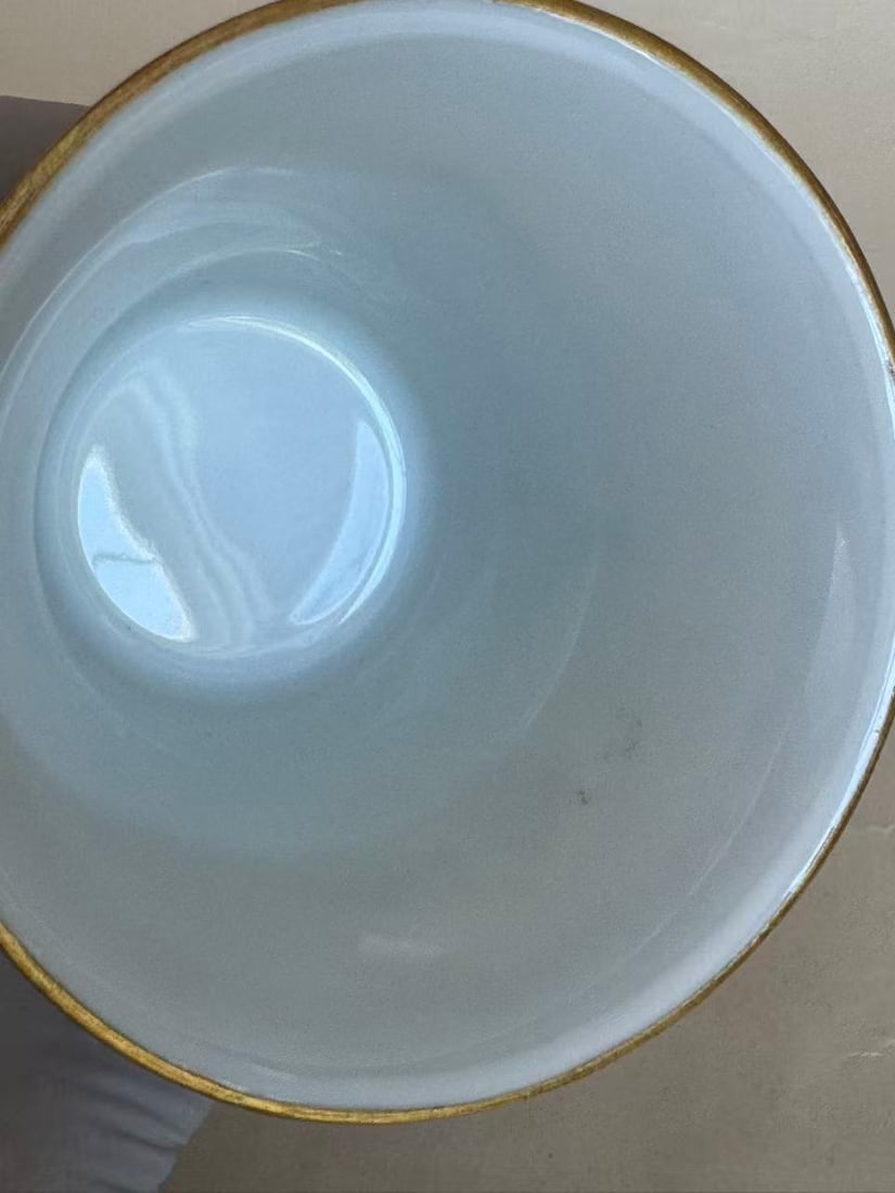 A Pair of Republic Period Famille Rose 'Linzhi Chengxiang' Cups - 7