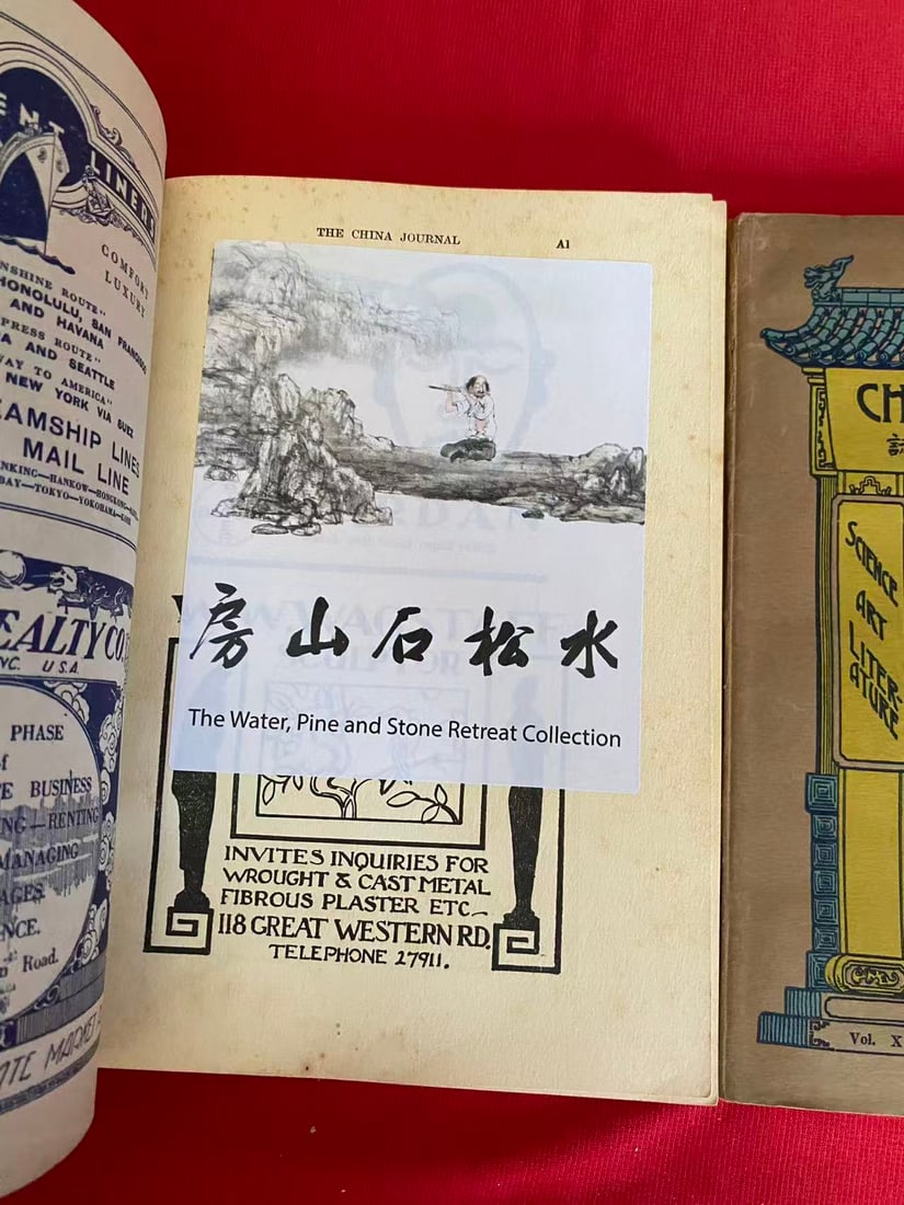 2 Volumes China Journal 1929 , 1933 - 2