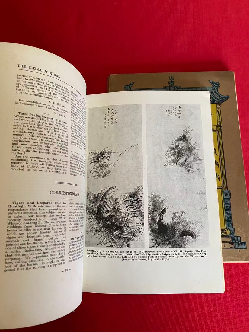 2 Volumes China Journal 1929 , 1933 - 3