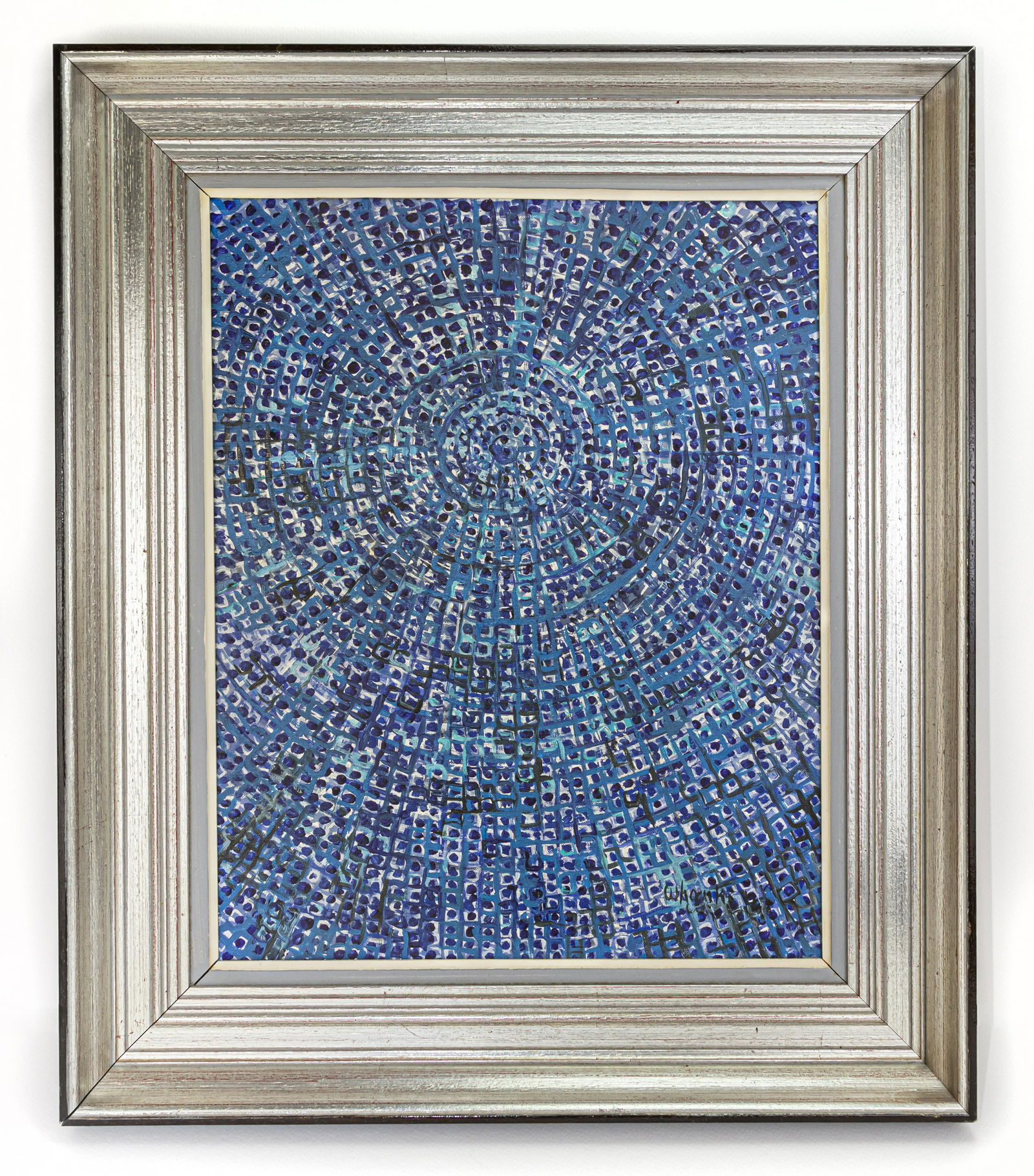 Korean Kim Whanki Abstract Painting In the Style of (1 of 12)