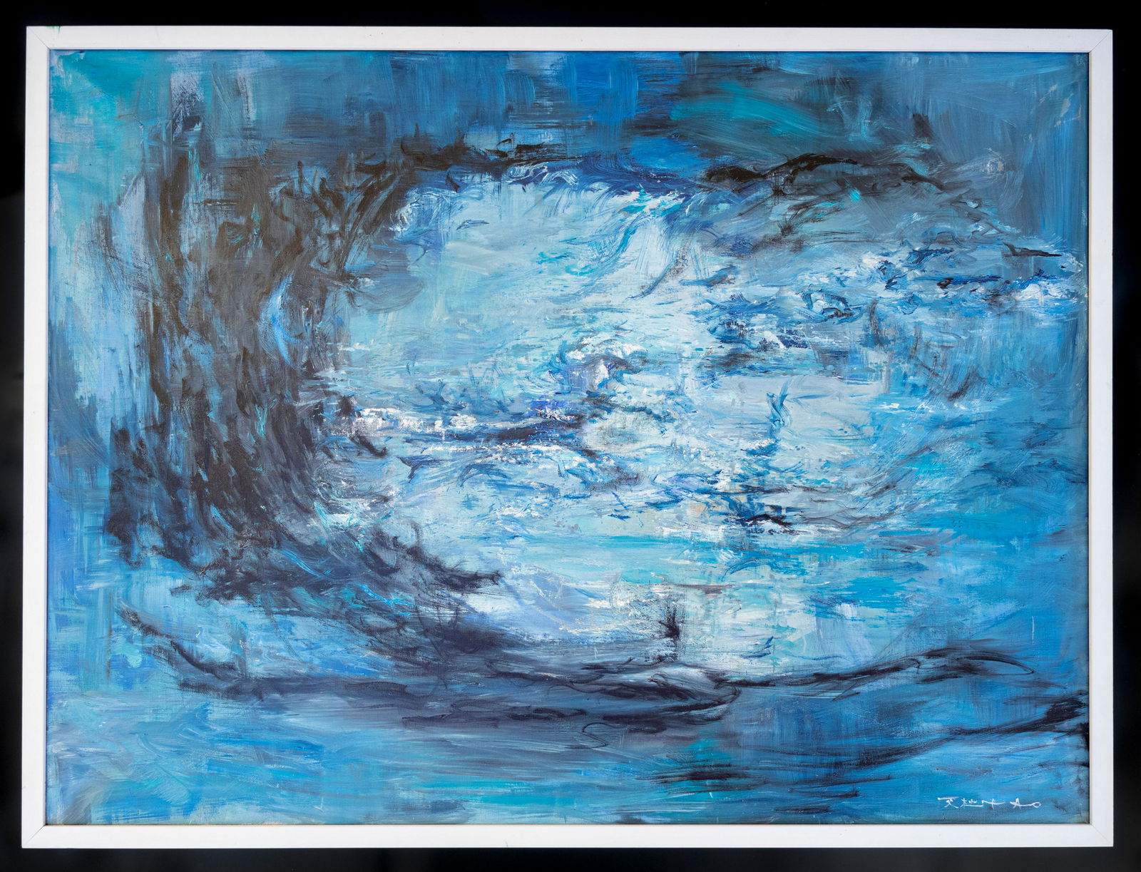 Painting In the Style of Chinese-French Zao Wou-Ki (1 of 12)