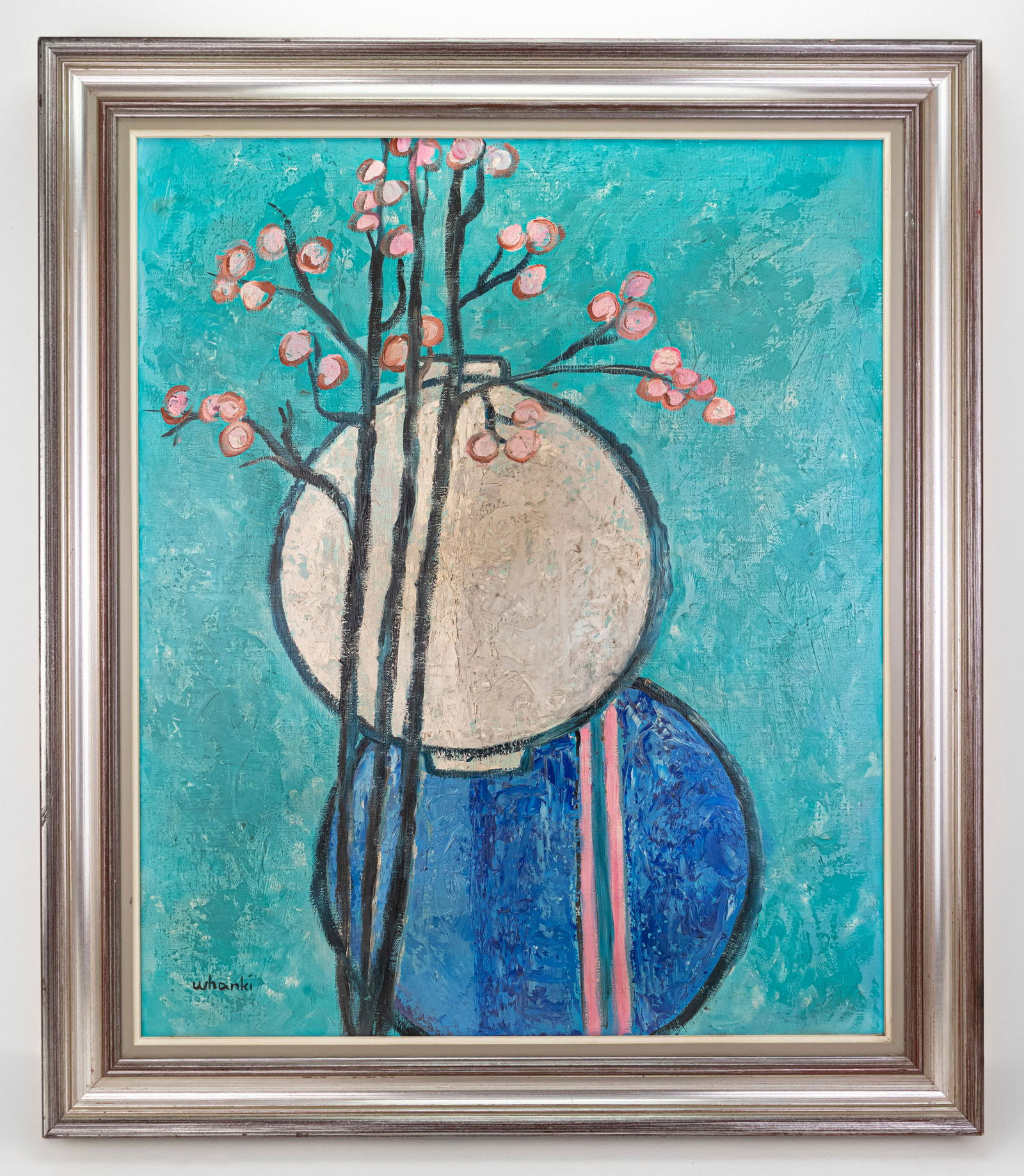 Korean Kim Whanki Abstract Painting In the Style of (1 of 14)